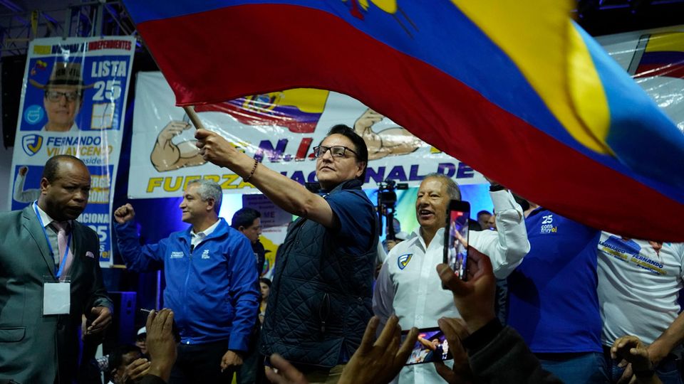 Presidential candidate in Ecuador Fernando Villavicencio