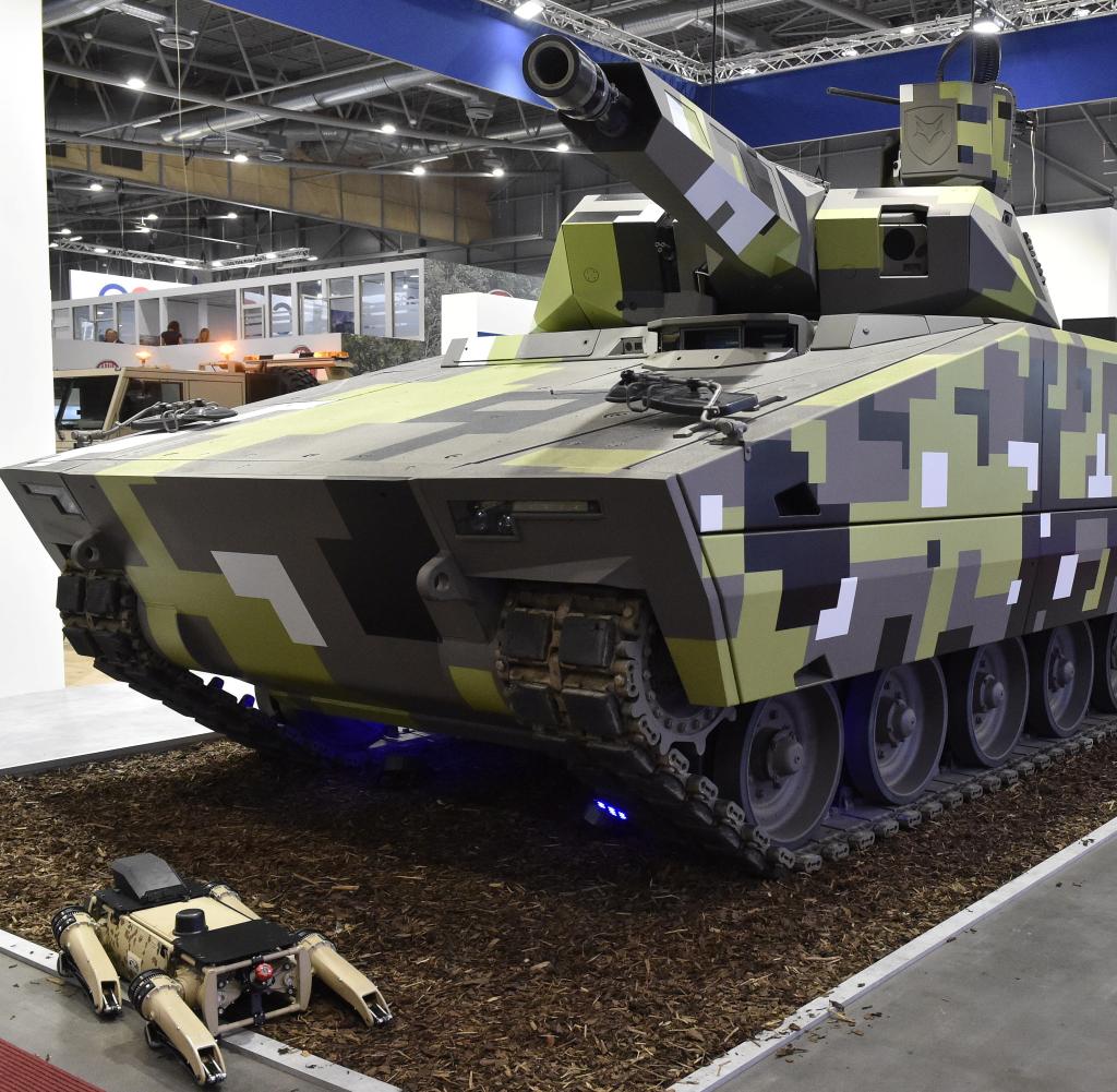 Rheinmetalls Panzer Lynx KF41 bei einer Sicherheitsmesse in Tschechien
