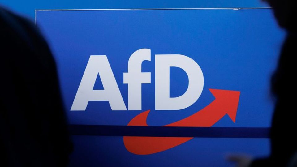 The AfD logo.  Photo: Carsten Koall/dpa