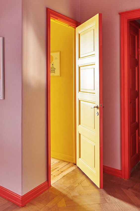 One Door, Two Colors 