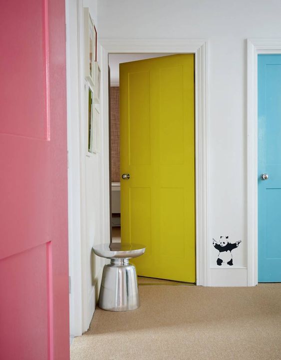   Multicolored Doors 