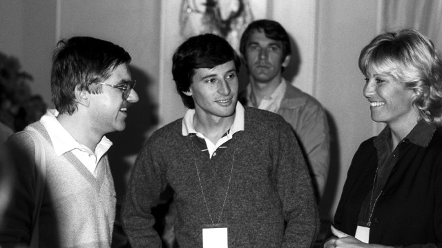 Athletics President Sebastian Coe: The starting point of two extraordinary careers: Thomas Bach (left) and Sebastian Coe (centre) at the 1981 Olympic Congress in Baden-Baden.