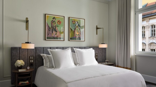 Hotel industry: A room in the Rosewood Hotel Munich on Kardinal Faulhaber Strasse.
