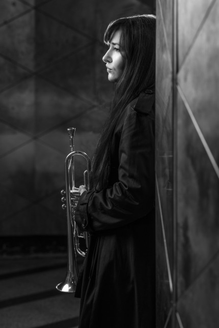 Electronic jazz in the Munich Unterfahrt: Lyrical sound spectrum: the trumpeter Angela Avetisyan.