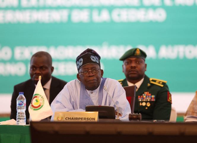 The President of Nigeria, Bola Ahmed Tinubu, also President of ECOWAS, on July 30, 2023 in Abuja. 