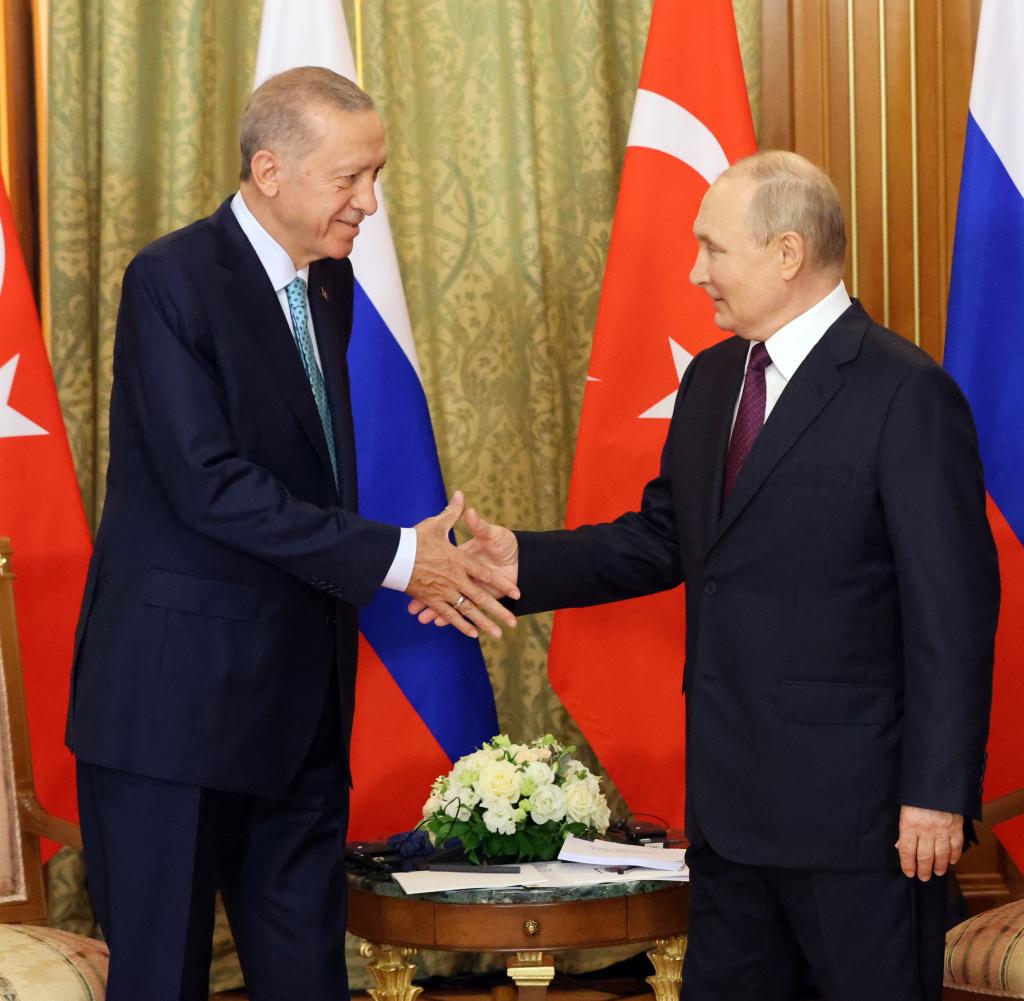 Putin Meets Erdogan In Russia Amid Black Sea Tensions