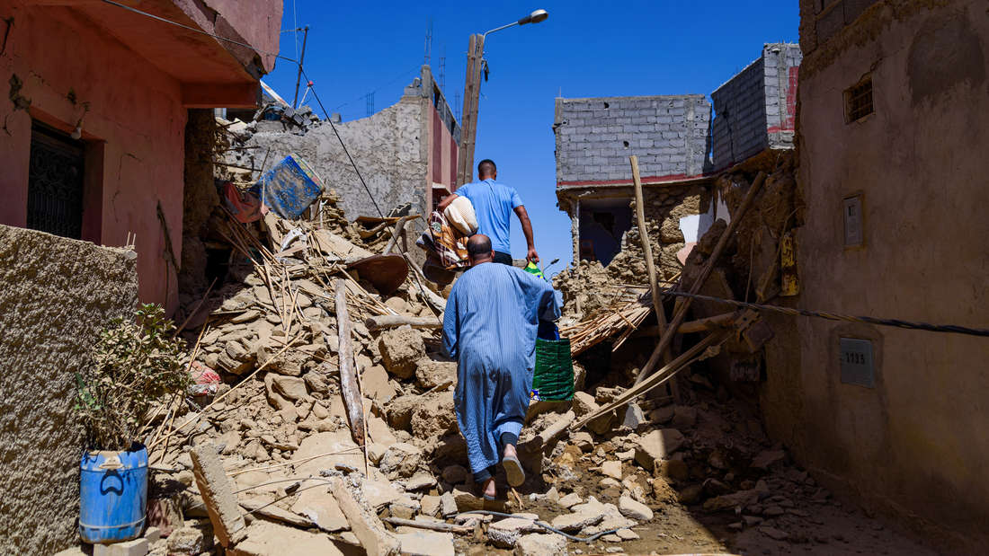 Die Lage nach den schlimmen Erdbeben in Marokko bleibt weiterhin angespannt. 