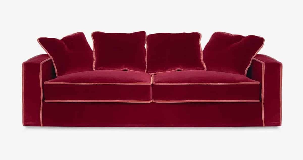 The Red Velvet Sofa 