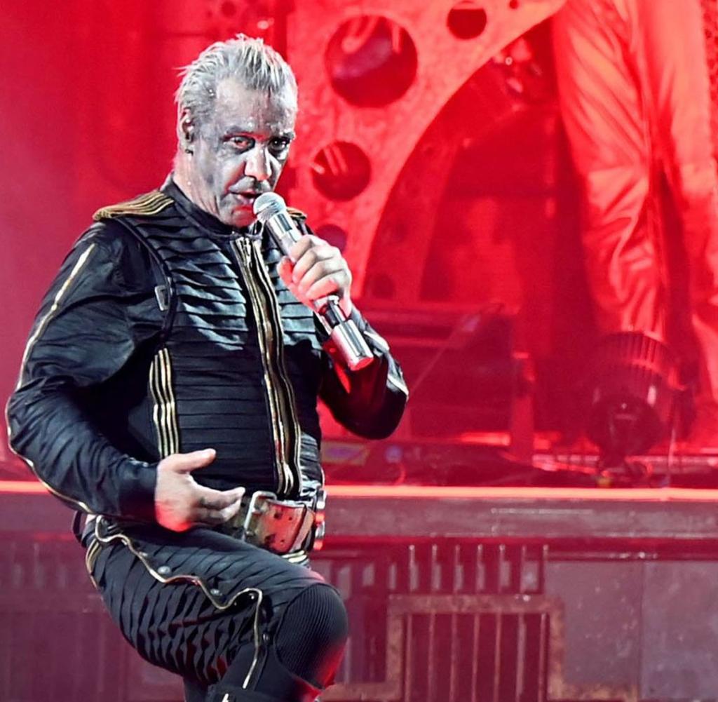 Till Lindemann, lead singer of the band Rammstein