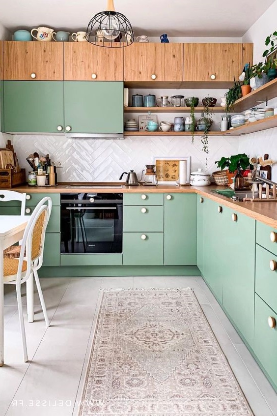 Green In The Boho Kitchen 