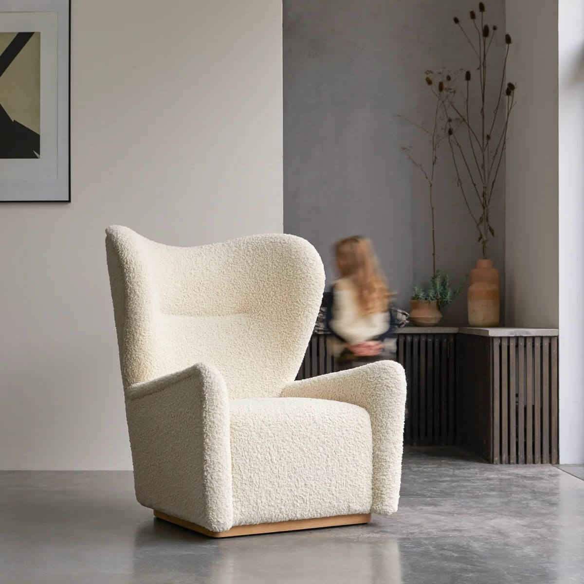 The Bouclette Wool Armchair 