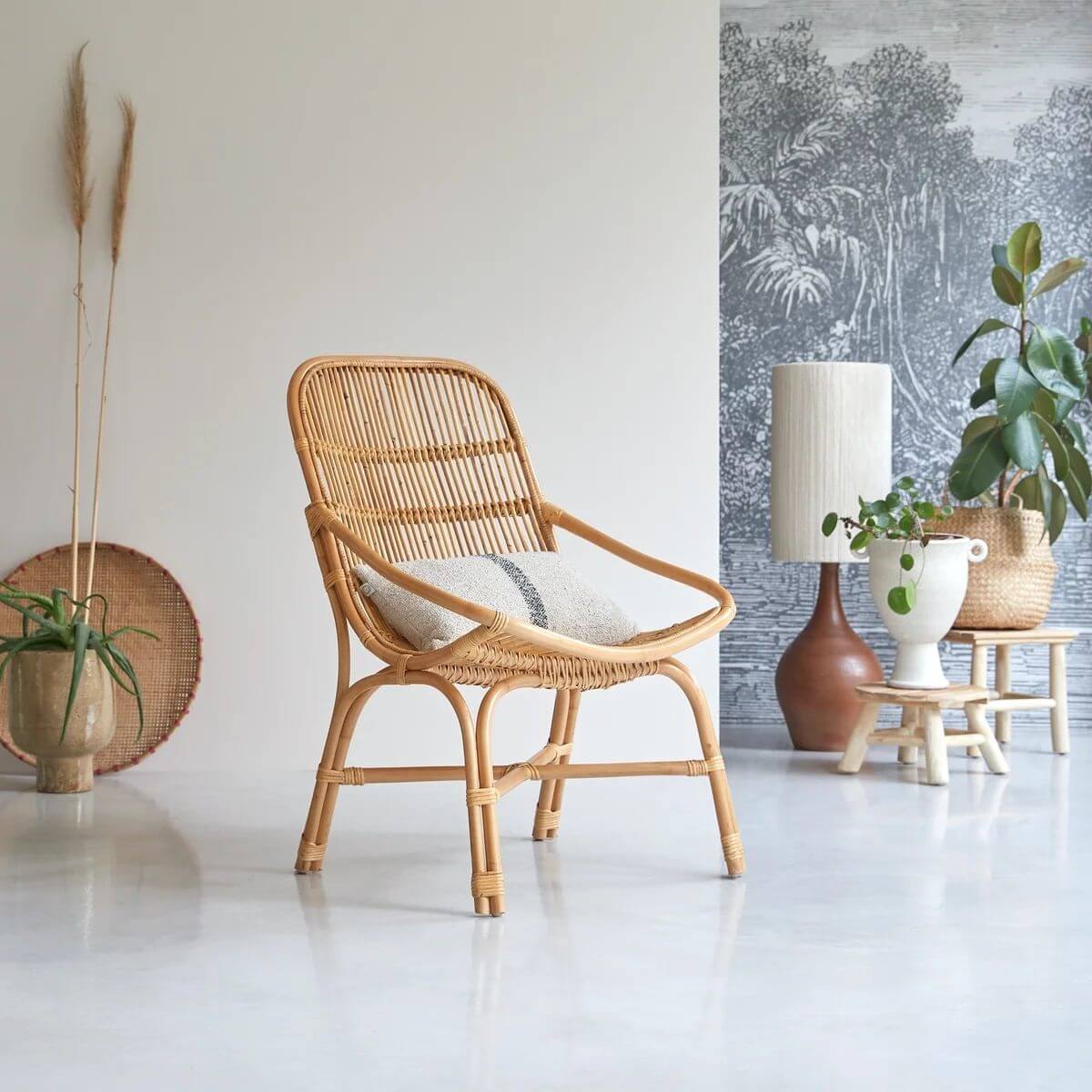 The Rattan Armchair Icon of the Bohemian Living Room 