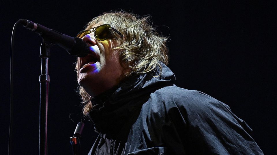 Oasis singer Liam Gallagher performing in 2021.