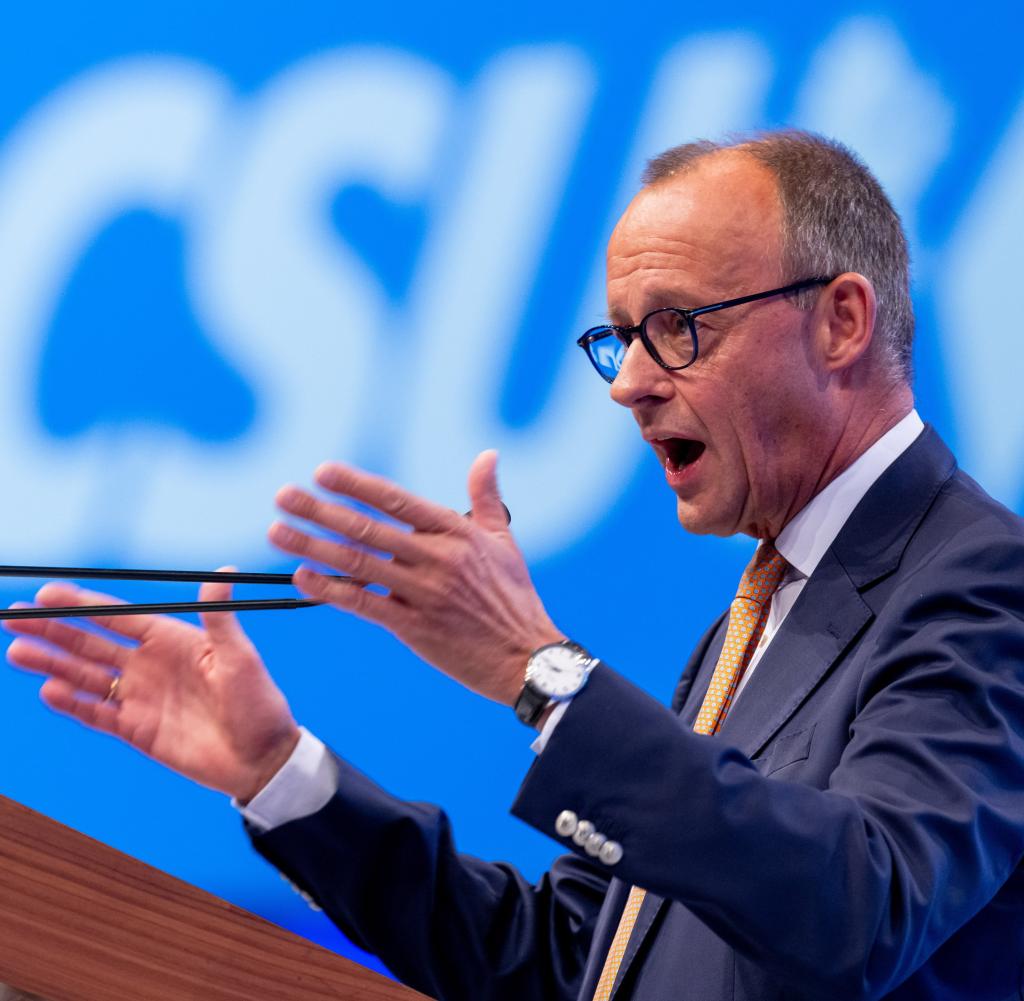 “Let’s do this together”: Friedrich Merz at the CSU party conference