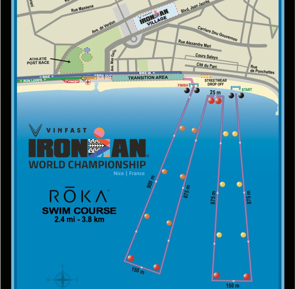 The swimming course of the Ironman World Championships