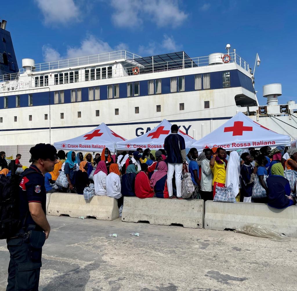 Migrants: 6,792 present in Lampedusa, also via a transfer