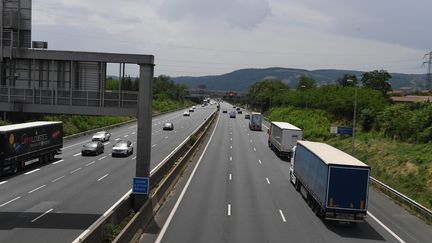 The A7 motorway between Chasse sur Rhône and Marseille.  (MOURAD ALLILI / MAXPPP)