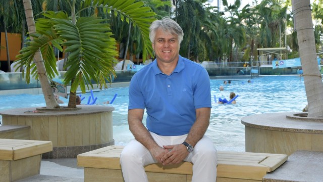 Therme Erding: Jörg Wund is the owner of the Therme Erding.  He also runs the Bad Wörishofen thermal baths.