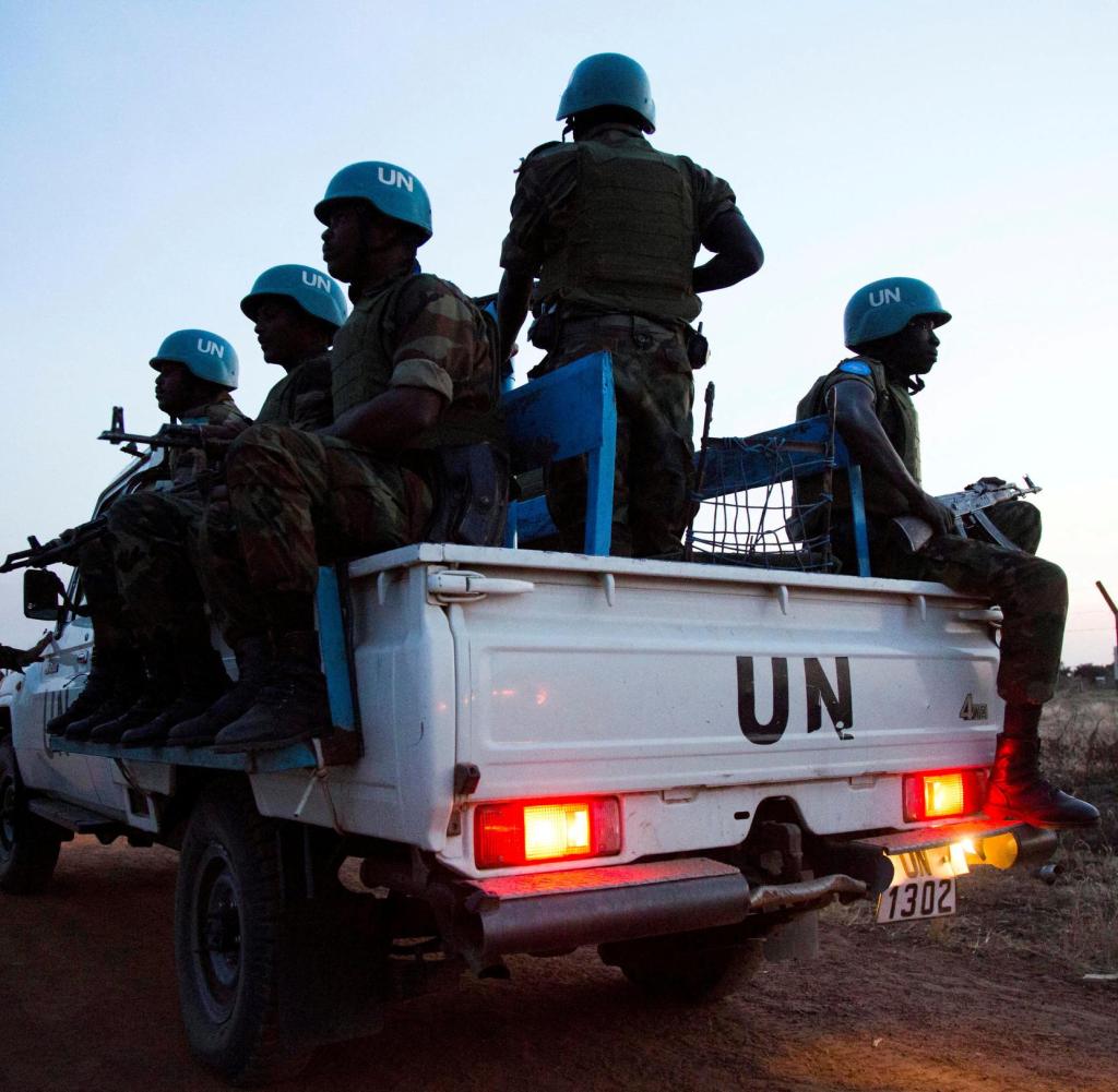 UN-Blauhelmsoldaten aus Äthiopien versuchen 2016 im Südsudan den Frieden zu sichern