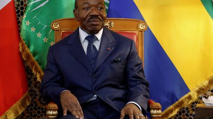Ousted Gabonese President Ali Bongo Ondimba during a meeting with Emmanuel Macron in Libreville (Gabon), March 1, 2023. (LUDOVIC MARIN / AFP)