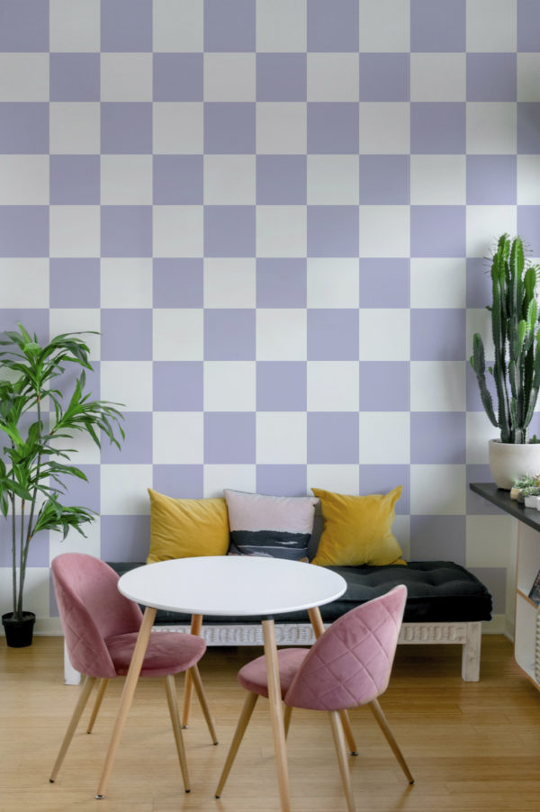 Nº216 Pastel Checkerboard Wallpaper 