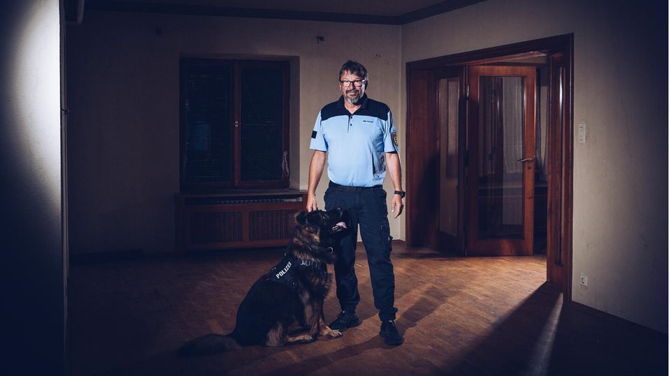 Jochen Gihr has been working as a dog trainer for 31 years.  He has had five service dogs in his career