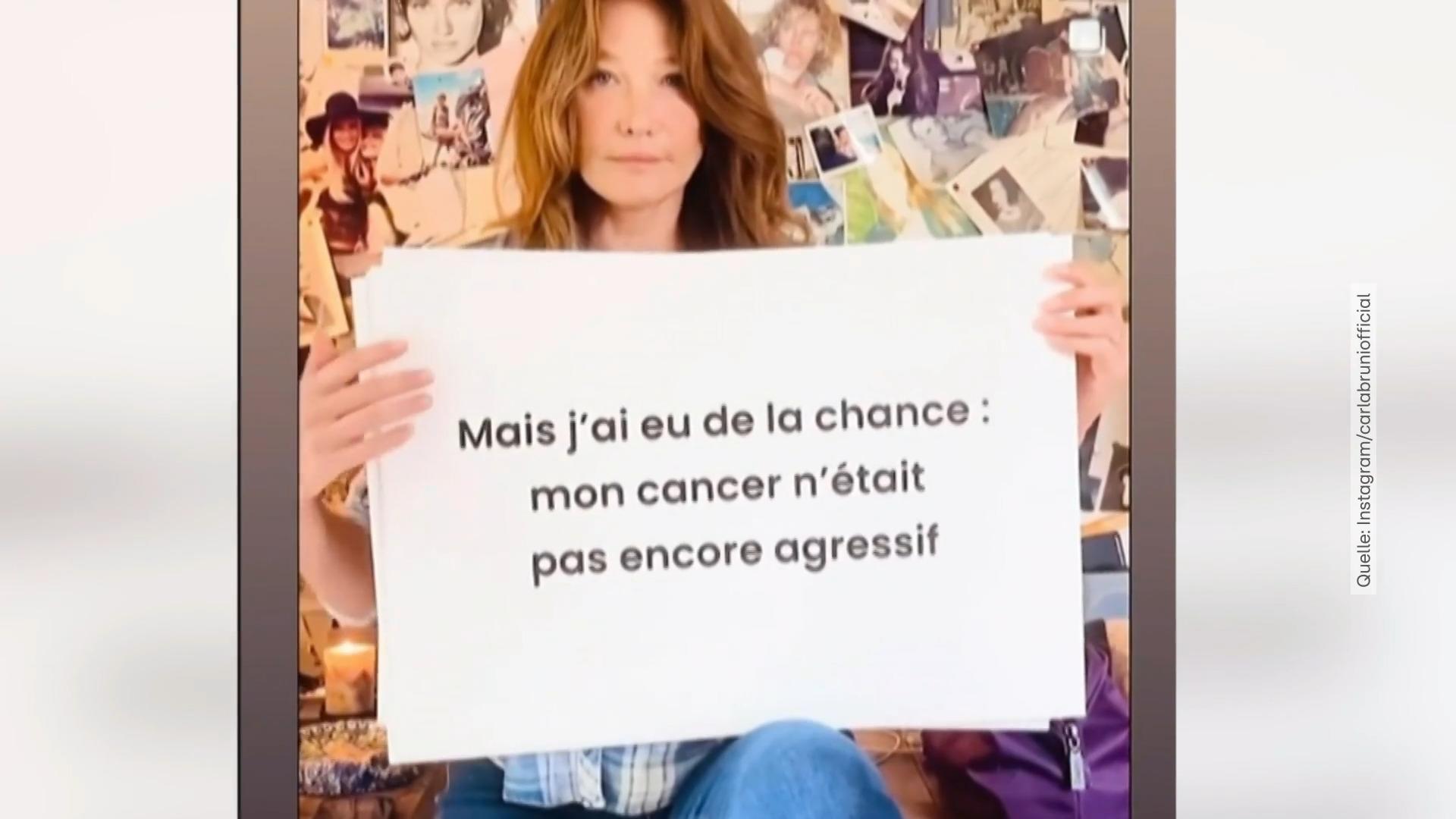 Carla Bruni had breast cancer: “Your life depends on it”
