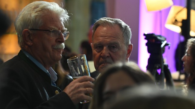Disillusionment with the FDP: Sobering evening for two former state ministers: Martin Zeil and Wolfgang Heubisch (from left).