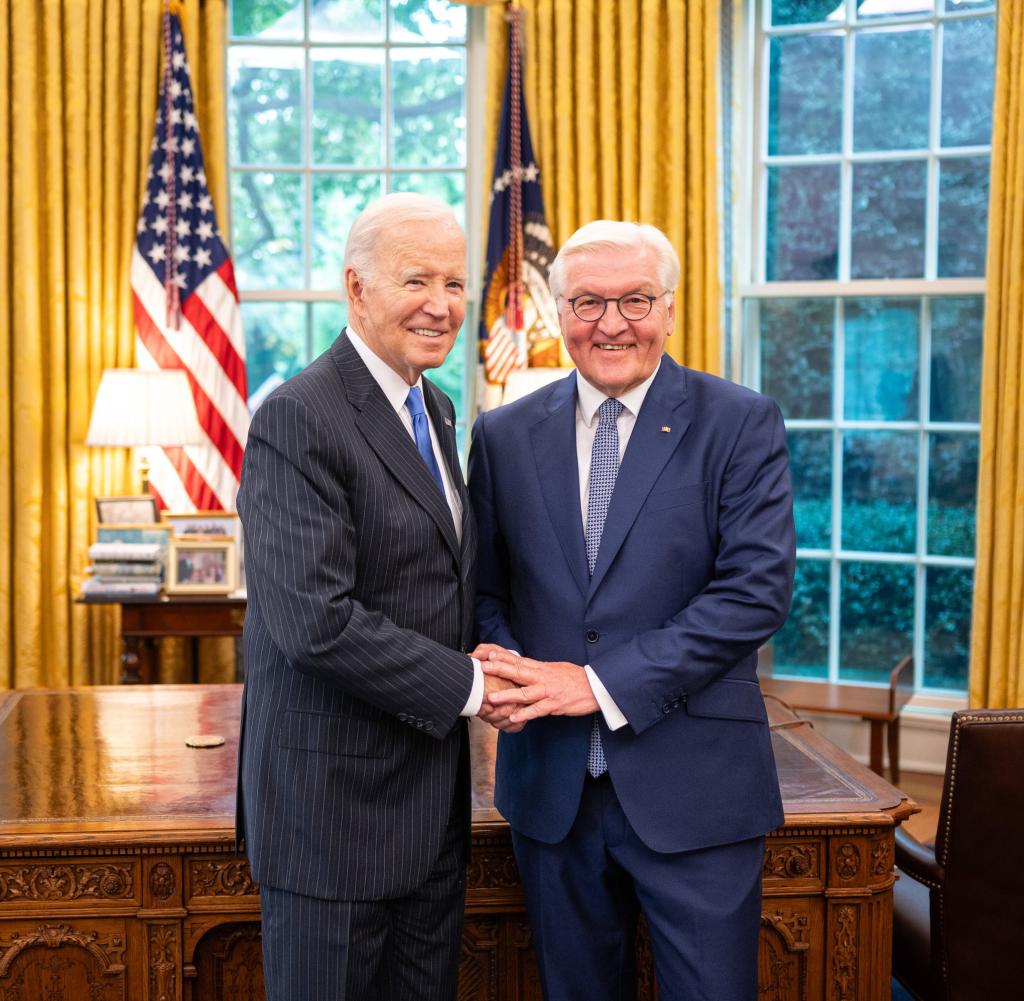 US-Präsident Joe Biden, Bundespräsident Frank-Walter Steinmeier