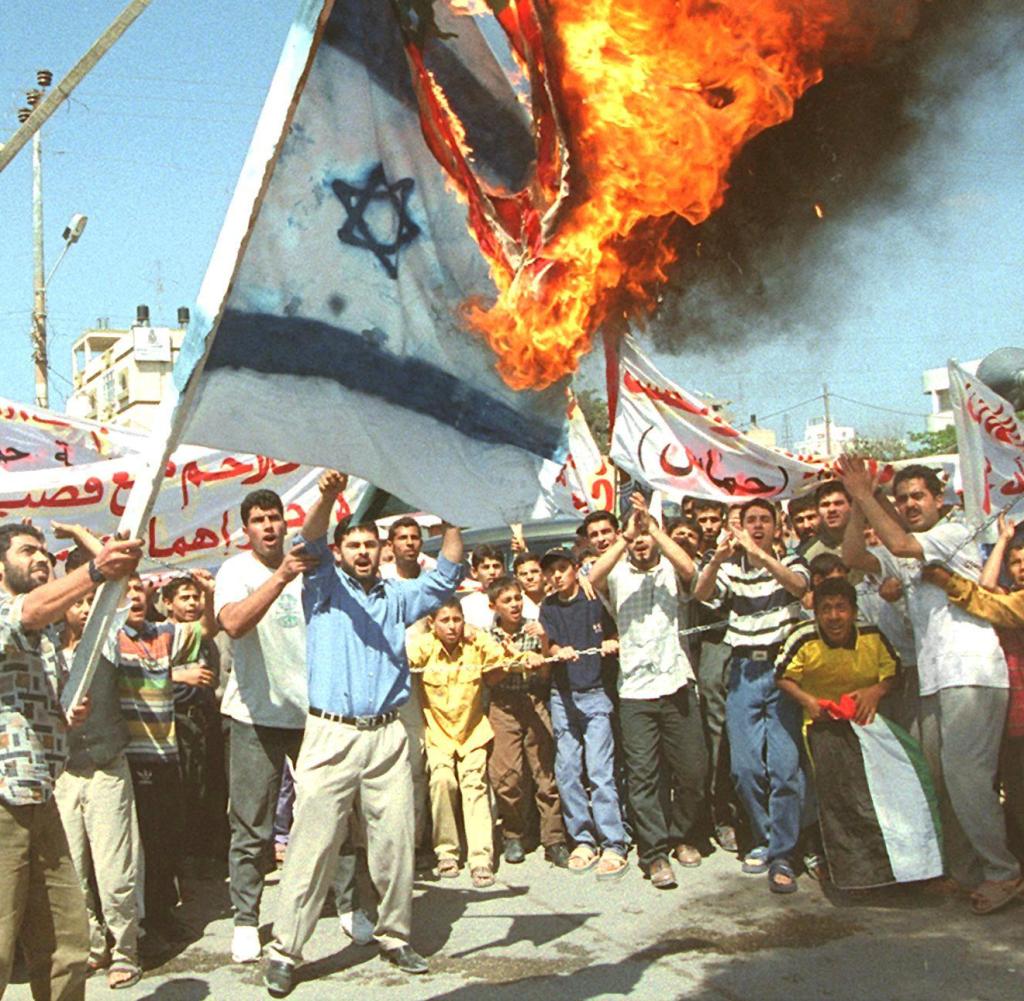 Den Konflikt am Laufen halten: Hamas-Anhänger im Mai 2000 in Gaza-Stadt