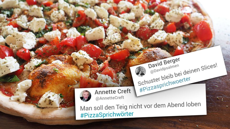 Many users on Twitter are amused by pizza sayings