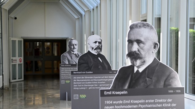 Medicine: You can meet doctors who once worked here on cardboard cutouts: clinic director Emil Kraepelin, Bernhard von Gudden and Alois Alzheimer.