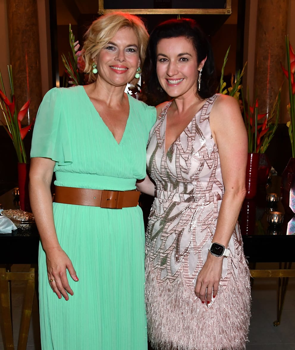 Julia Klöckner (l.) and Dorothee Bär invited Shelby Lynn to the women's political evening