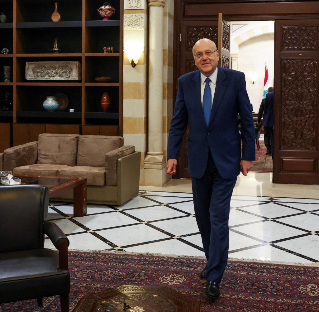 Libanons geschäftsführender Ministerpräsident Najib Mikati