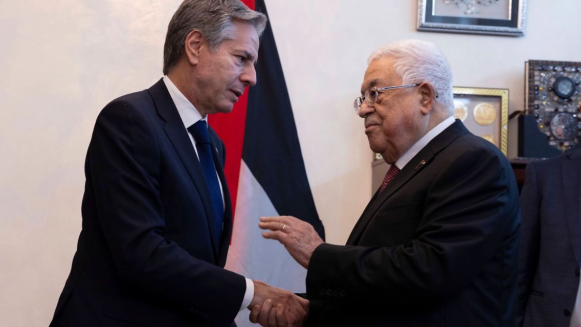US-Außenminister Blinken traf am Freitag bereits Palästinenser-Präsident Machmut Abbas.