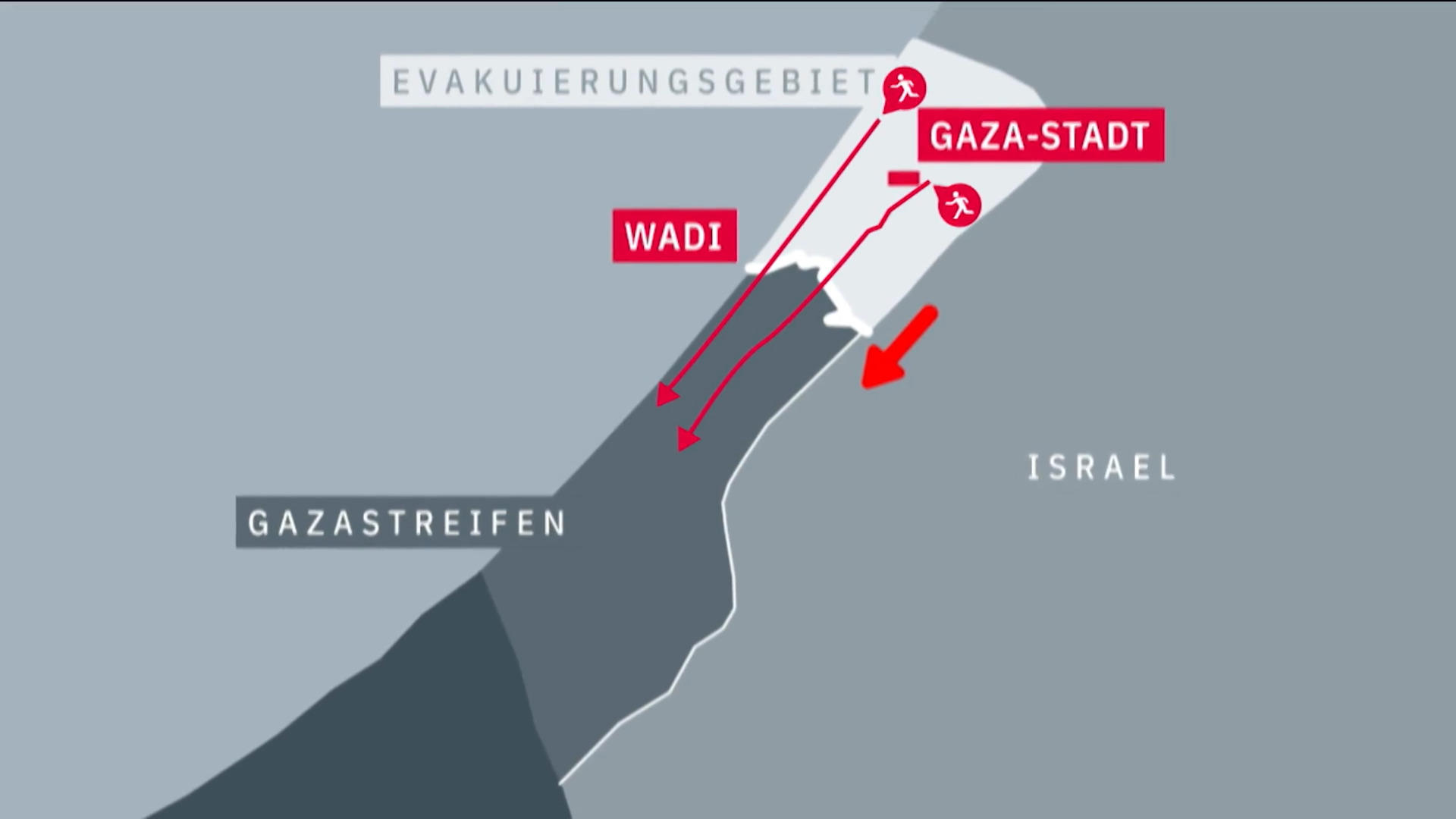 The people of Gaza should leave the north shortly before an Israeli ground offensive
