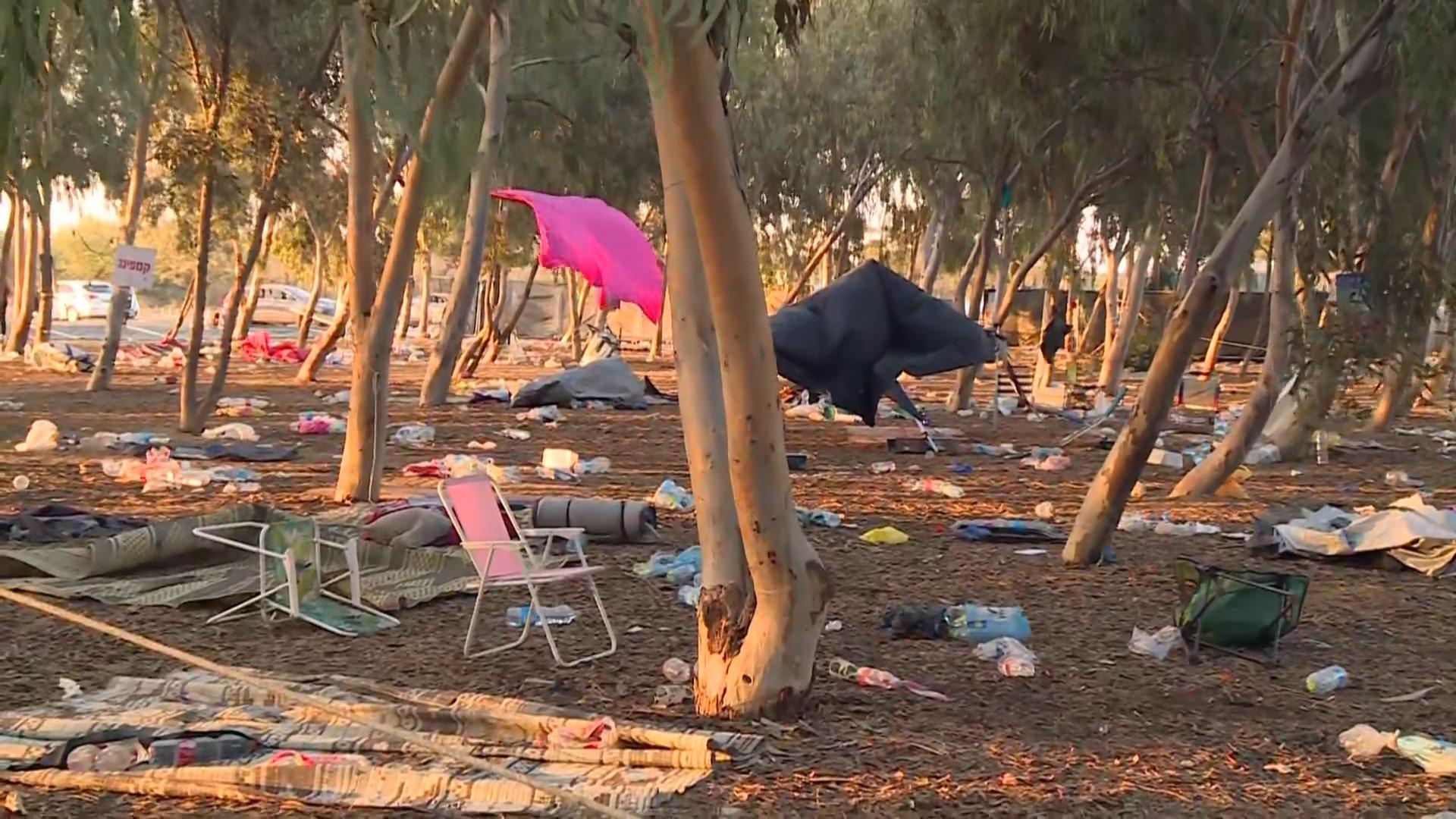 This is what the festival site looks like now The current situation in Israel