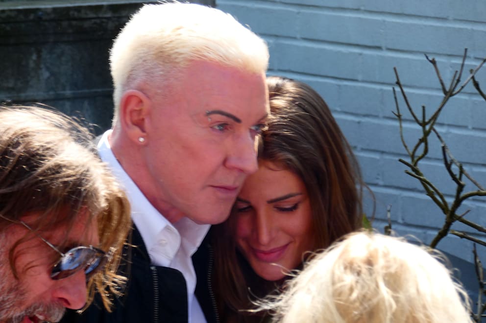 Scooter frontman HP Baxxter with new girlfriend Sara on Sylt
