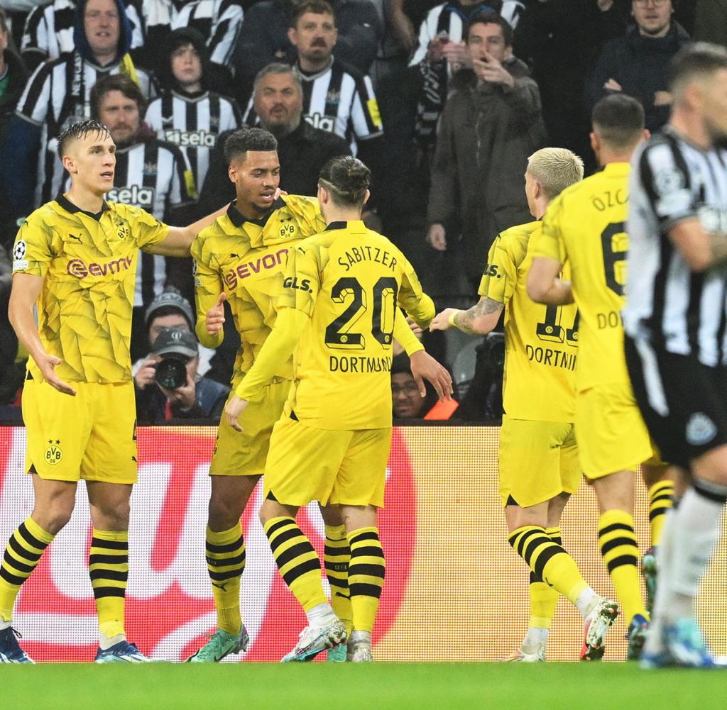 BVB celebrates the goal of the evening