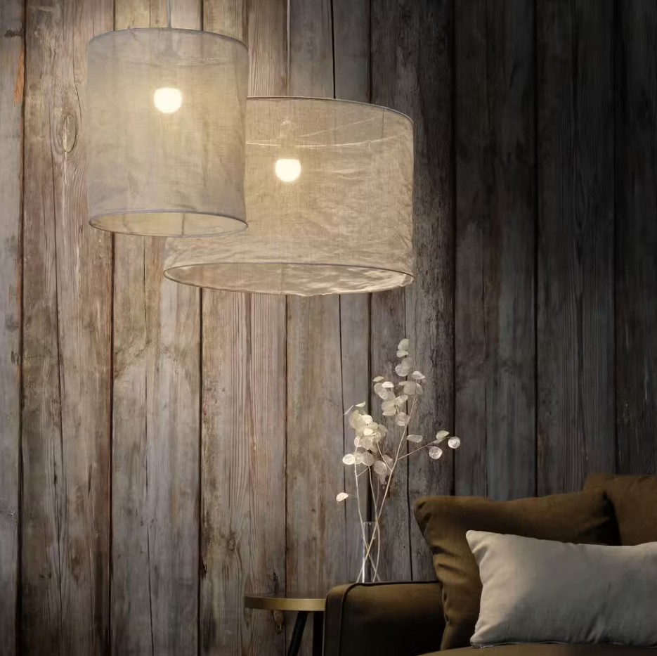 A Linen Lampshade 