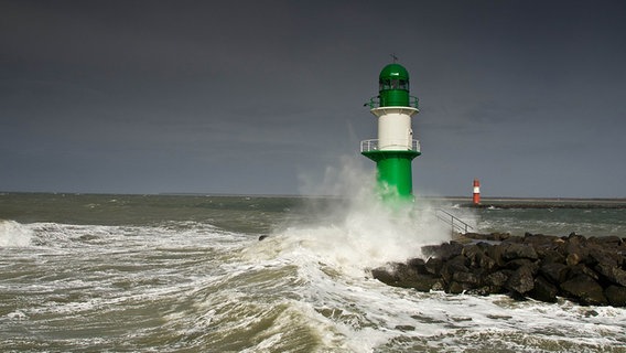 Storm on the Baltic Sea © NDR Photo: Frank Hojenski from Rostock