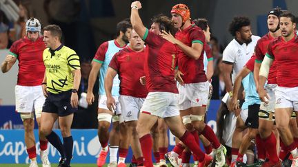 Portugal achieved a real feat against Fiji, Sunday October 8, 2023, in Toulouse.  (CHARLY TRIBALLEAU / AFP)