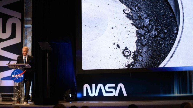 NASA probe Osiris-Rex: NASA boss Bill Nelson during the press conference on Wednesday.