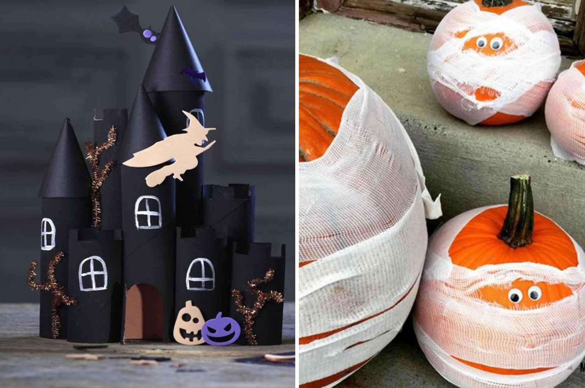 Simple Halloween Decoration to Make With Children