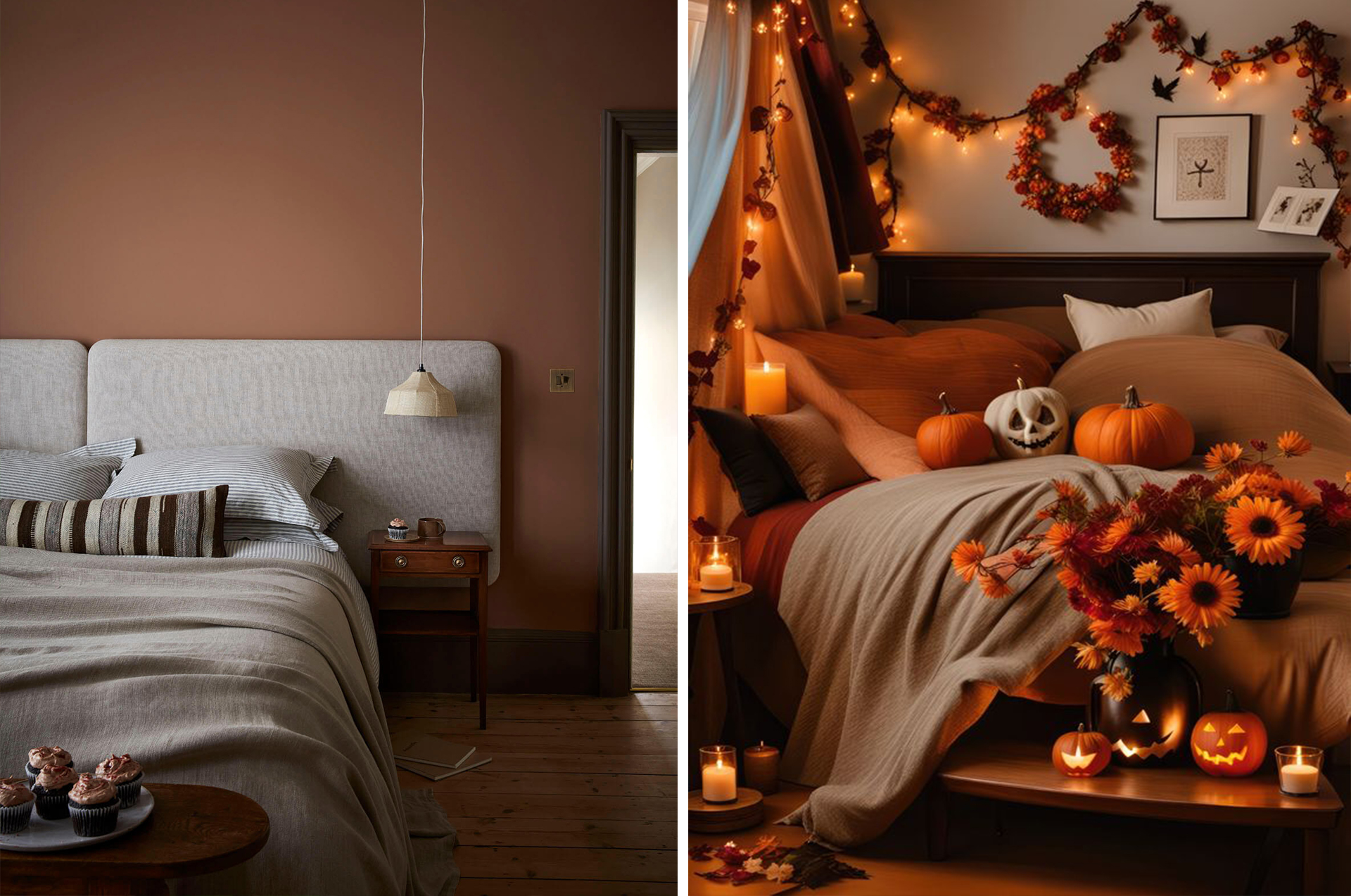 Fall Decor in the Bedroom