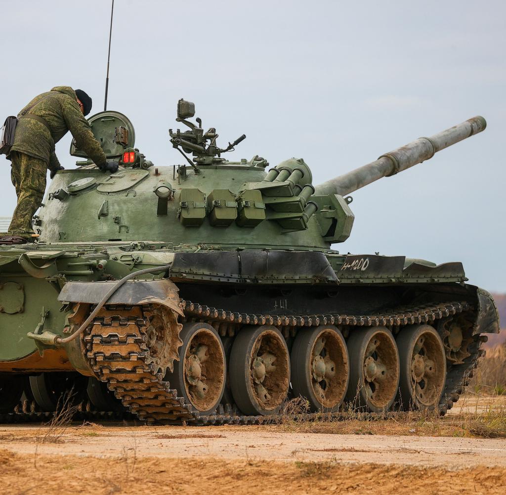 Ein Panzer vom Typ T-62 – die Lagerbestände dieser Variante werden derzeit aufgerüstet