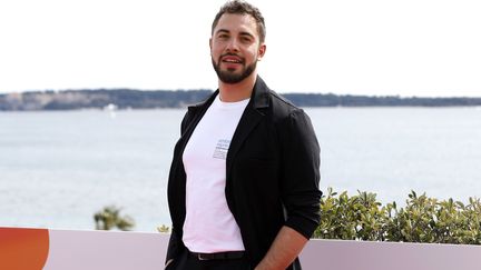 Actor Marwan Berreni in Cannes (Alpes-Maritimes), April 2, 2022. (SEBASTIEN NOGIER / MAXPPP)
