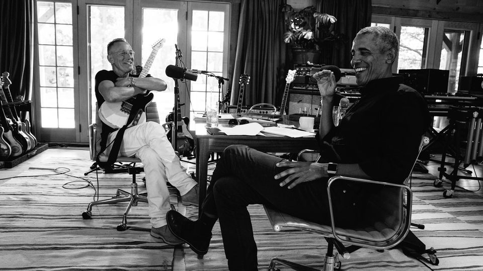 First, friends Springsteen and Obama chatted for their podcast "Renegades – Born in the USA".  Now the transcripts have been turned into a book
