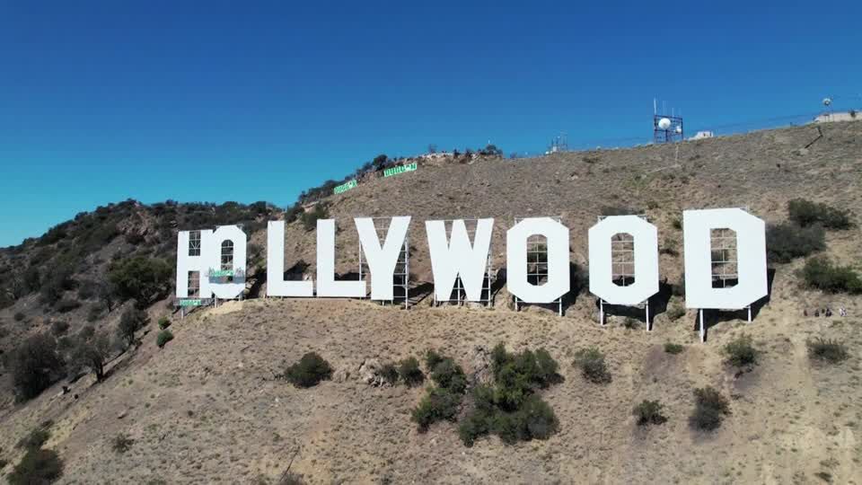 The famous Hollywood sign was given a new coat of paint last year.  The industry itself is also changing