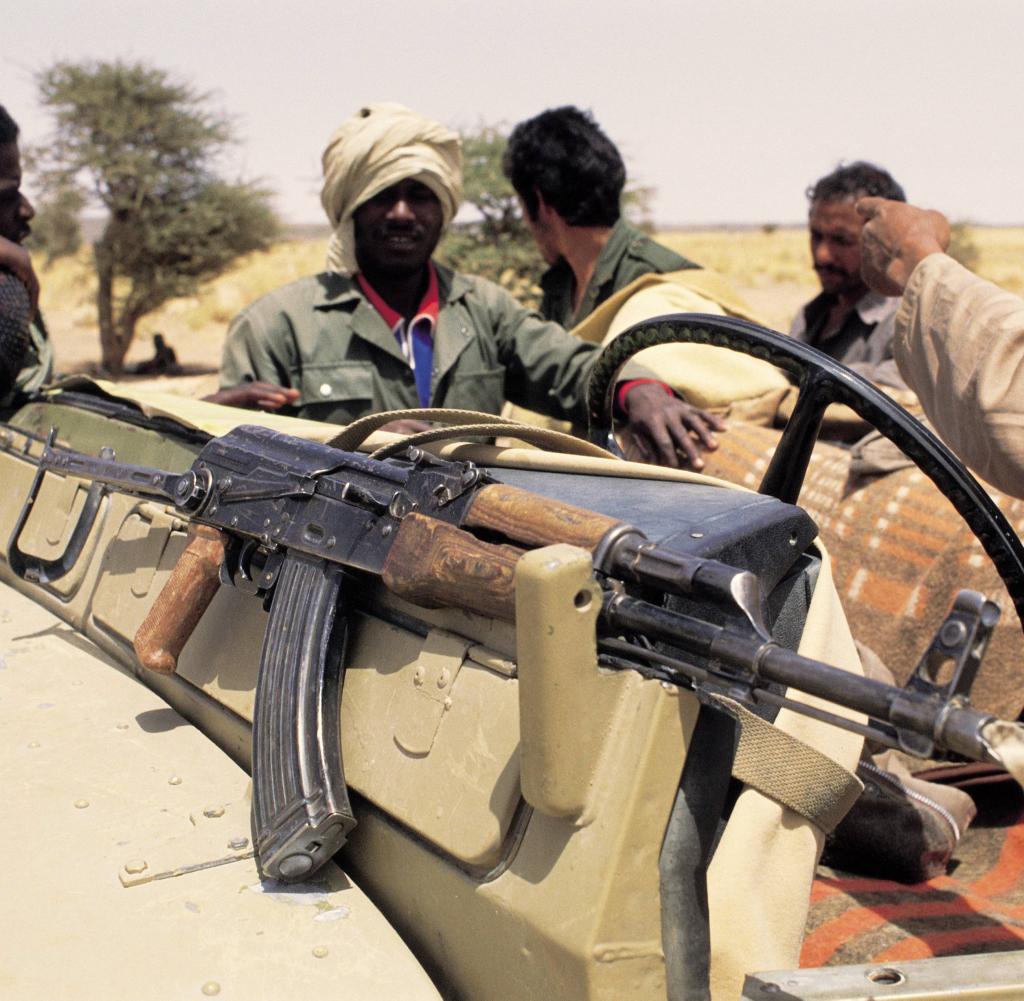 Mitglieder der Polisario-Miliz in der Sahara